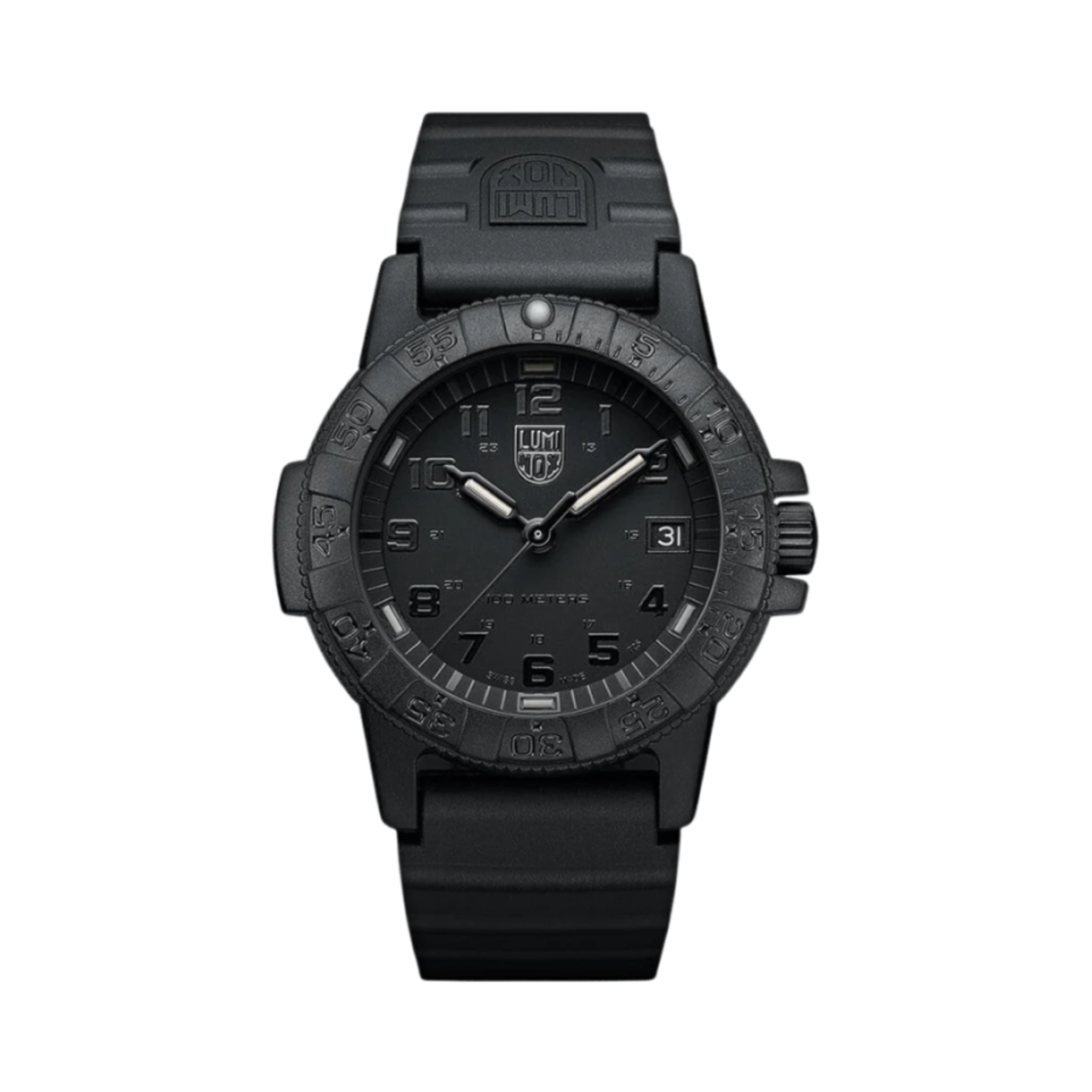 XS-0301-BO Luminox Leatherback Sea Turtle Outdoor 39mm Silicone Black Out