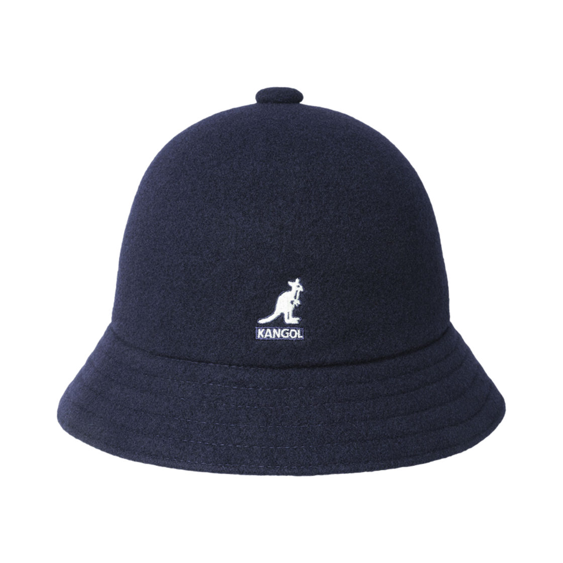 K3451 Kangol Wool Casual Bucket Hat Dark Blue