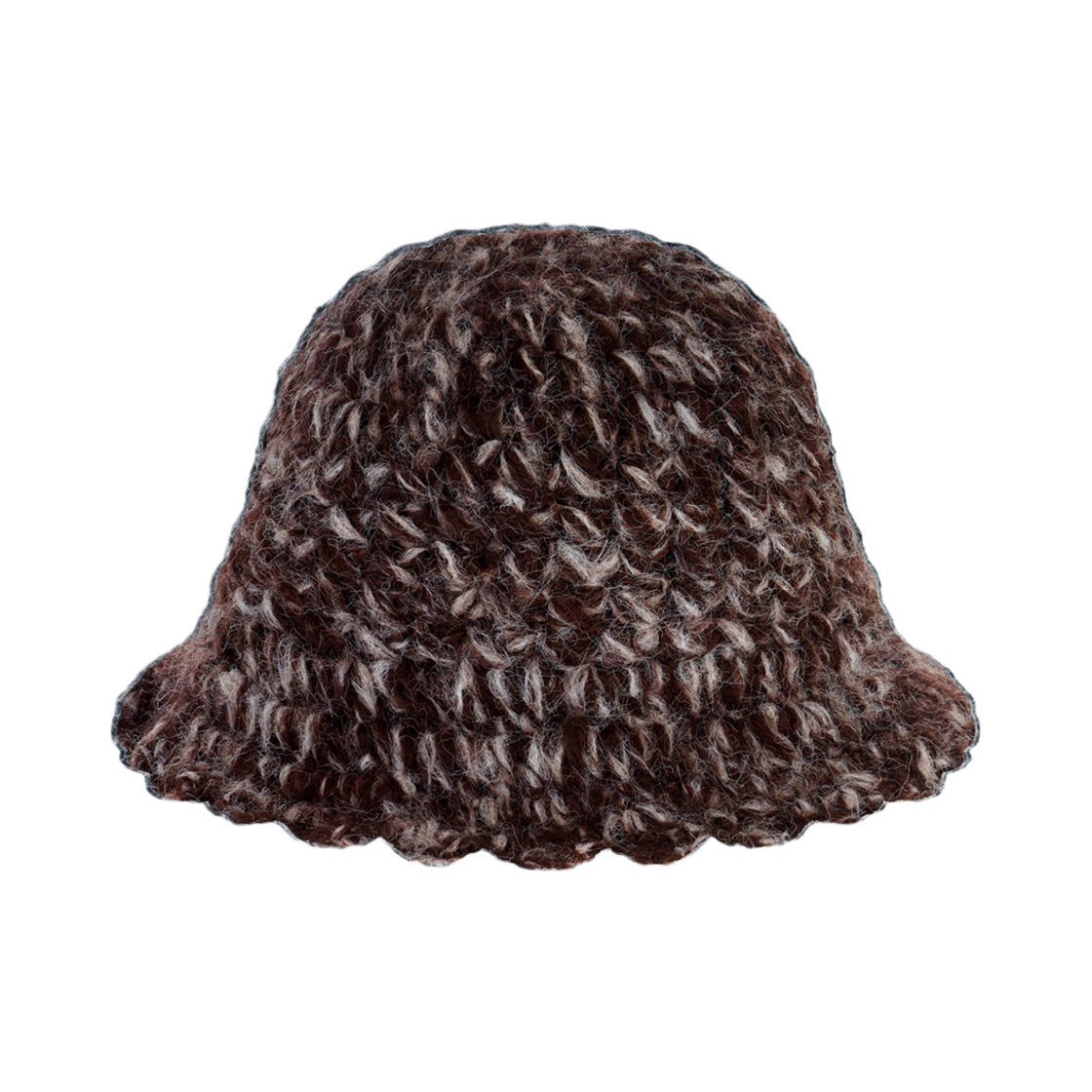 올인컴플리트 믹스 크로셰 햇 브라운