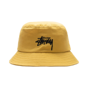 Stussy Big Stock Bucket Hat Mustard