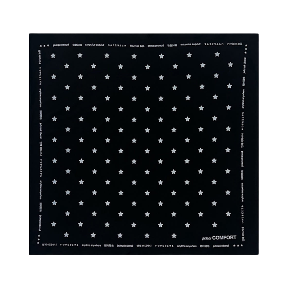 지초이 반다나 뉴 패브릭 블랙(Jichoi Bandana New Fabric Black)