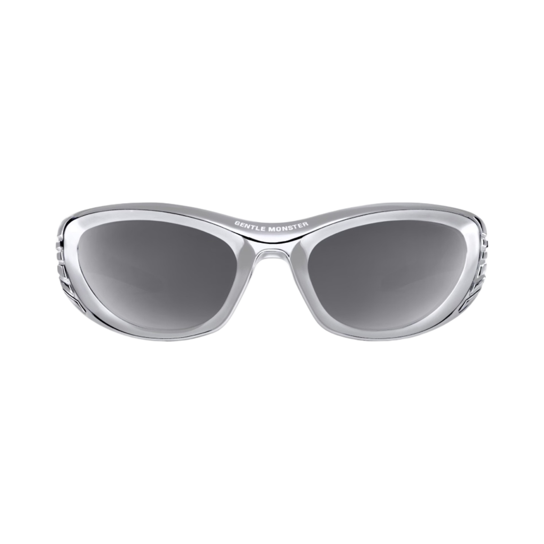 젠틀 몬스터 x 뮈글러 스파이럴 02 CS1 크롬 실버 그레이(Gentle Monster x Mugler Spiral 02 CS1 Chrome Silver Gray) - 1