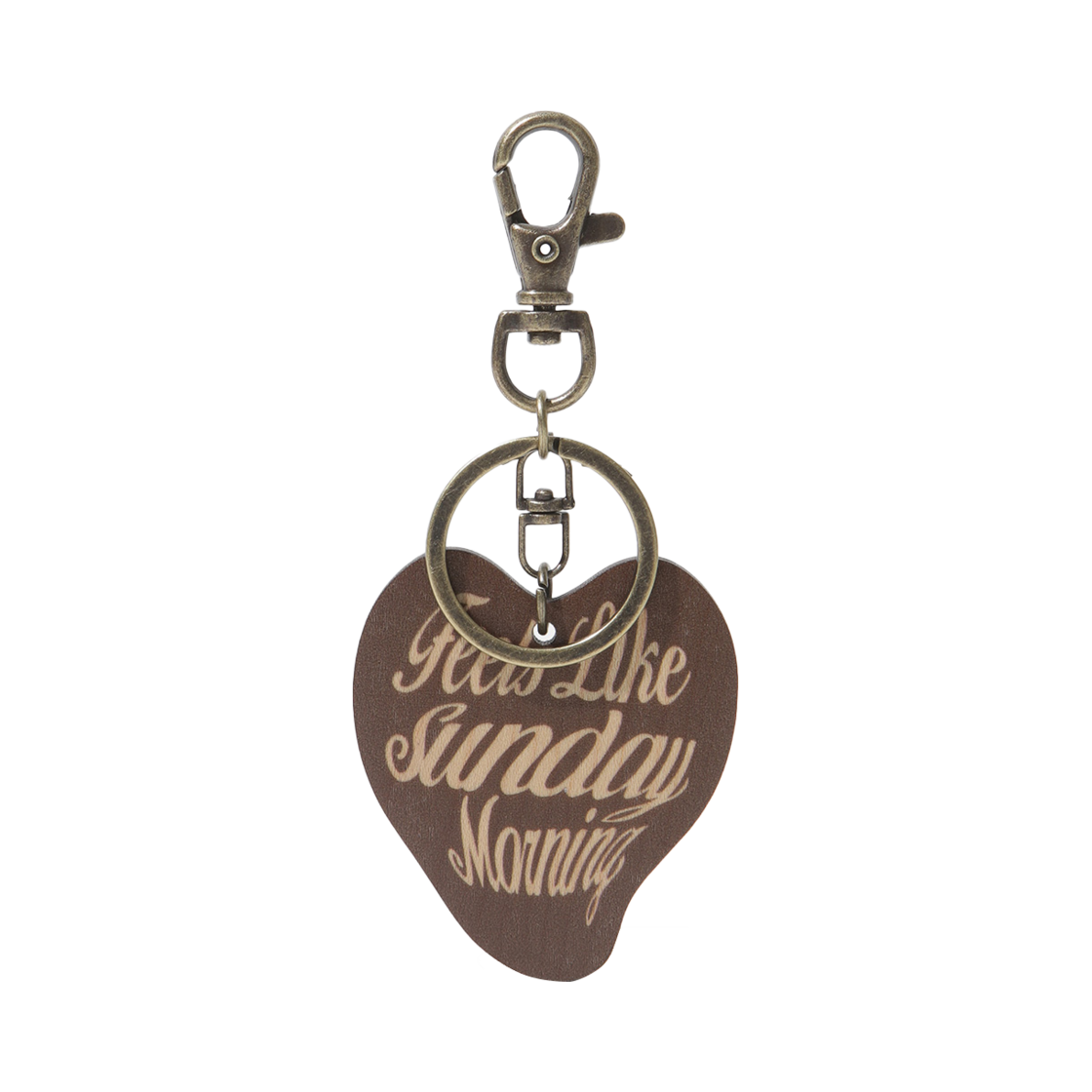 커스텀멜로우 세이투셰 리퀴파이드 선데이 키링 브라운