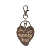 Customellow Say Touche Liquified Sunday Keyring Brown