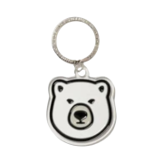 Human Made Acrylic Animal Keyring White