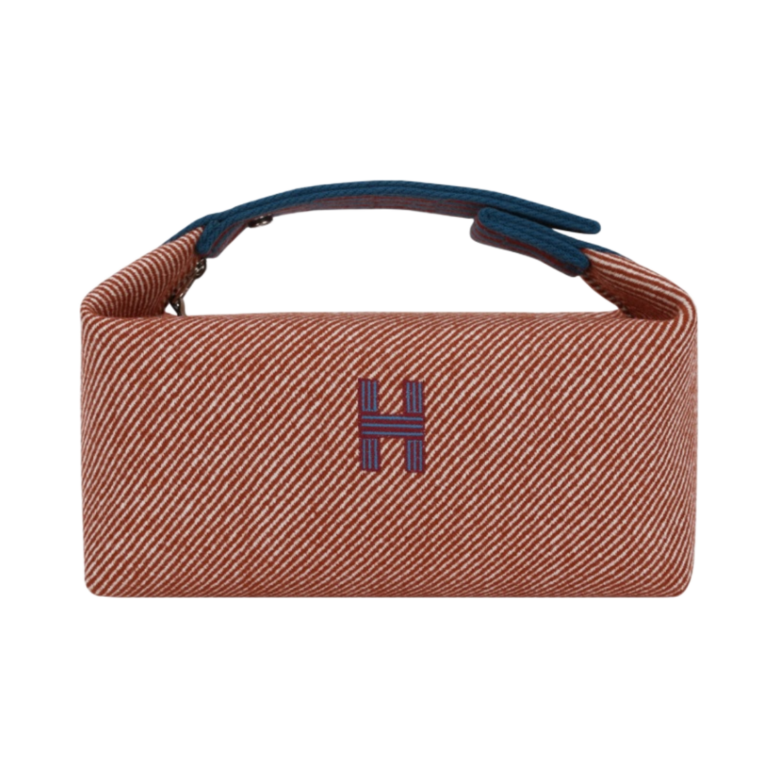 에르메스 스몰 브리드 어 브랙 H 나테 케이스 울 토메테(Hermes Small Bride-A-Brac H Natte Case Wool & Tomette) - 2