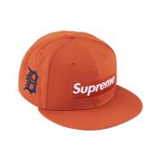 Supreme x MLB Teams Box Logo New Era Burnt Orange Detroit - 24SS