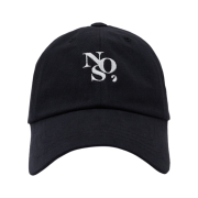 NOS7 Signature Symbol Side Point Ballcap Black