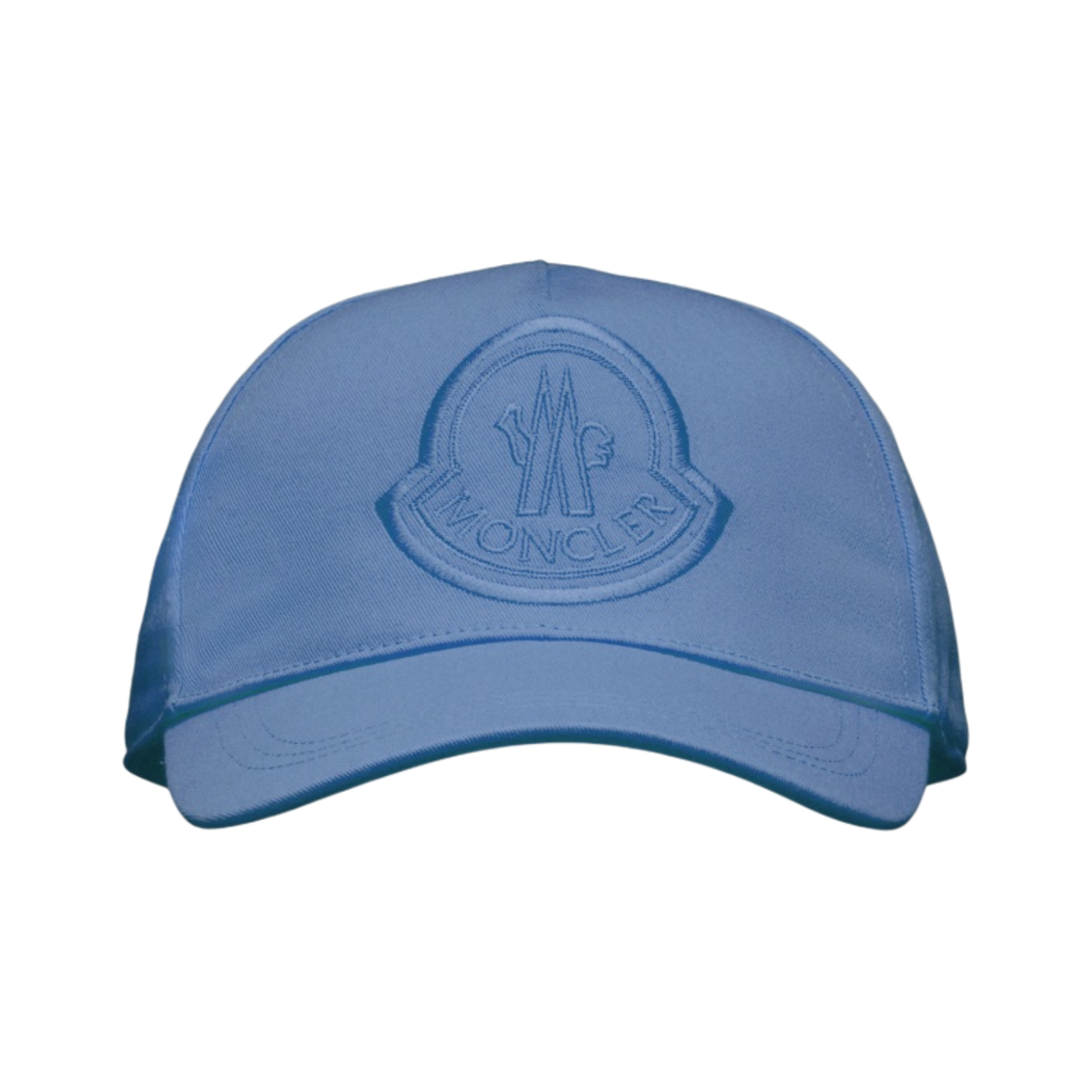 (W) 몽클레르 로고 자수 베이스볼 캡 라이트 블루 - 22SS((W) Moncler Logo Embroidered Baseball Cap Light Blue - 22SS) - 1