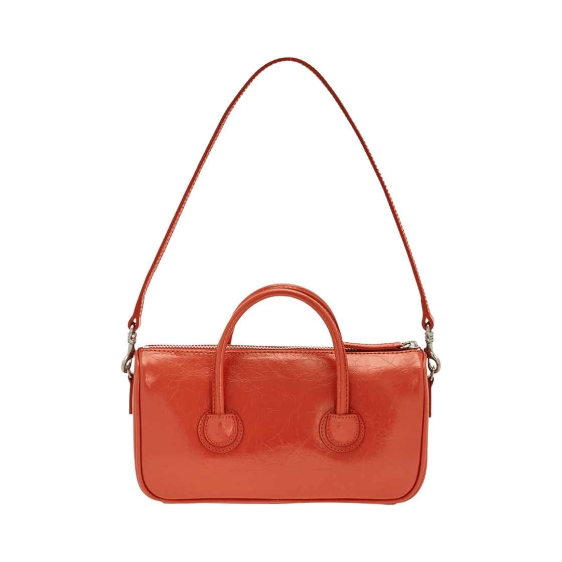 마지셔우드 지퍼 스몰 백 탠저린 크링클(Margesherwood Zipper Small Bag Tangerine Crinkle) - 2