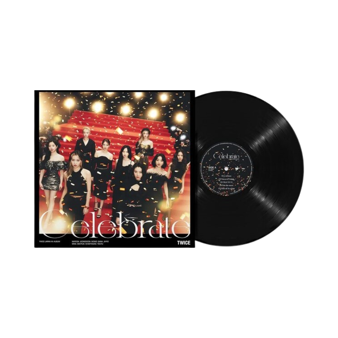 트와이스 일본 정규 4집 셀러브레이트 LP 블랙(Twice Japan 4th Album Celebrate LP Black)