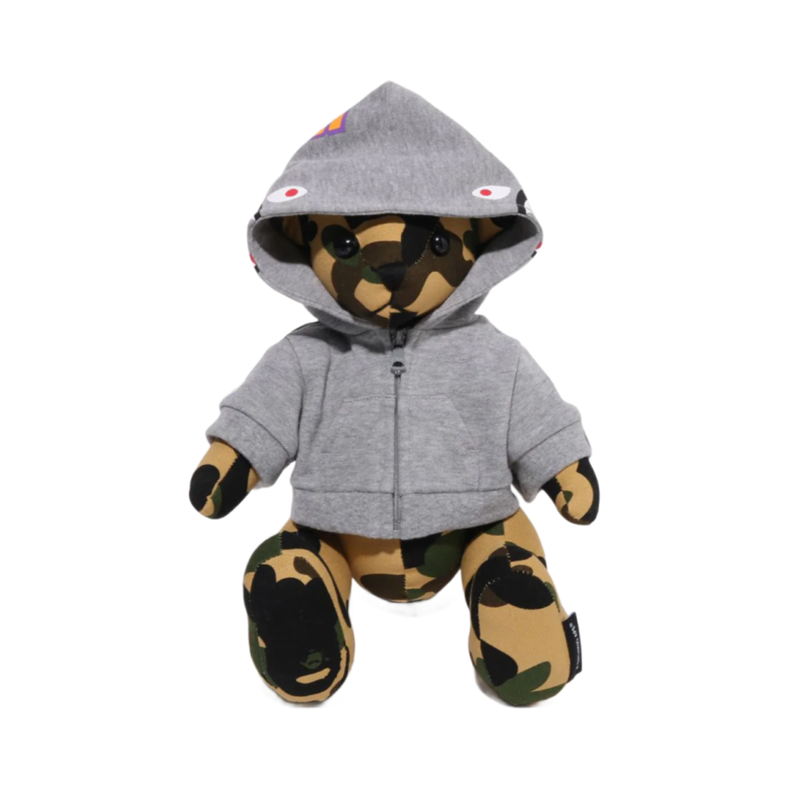 0ZXBCM006851O BAPE 1st Camo Bear Plush Doll 35cm Yellow