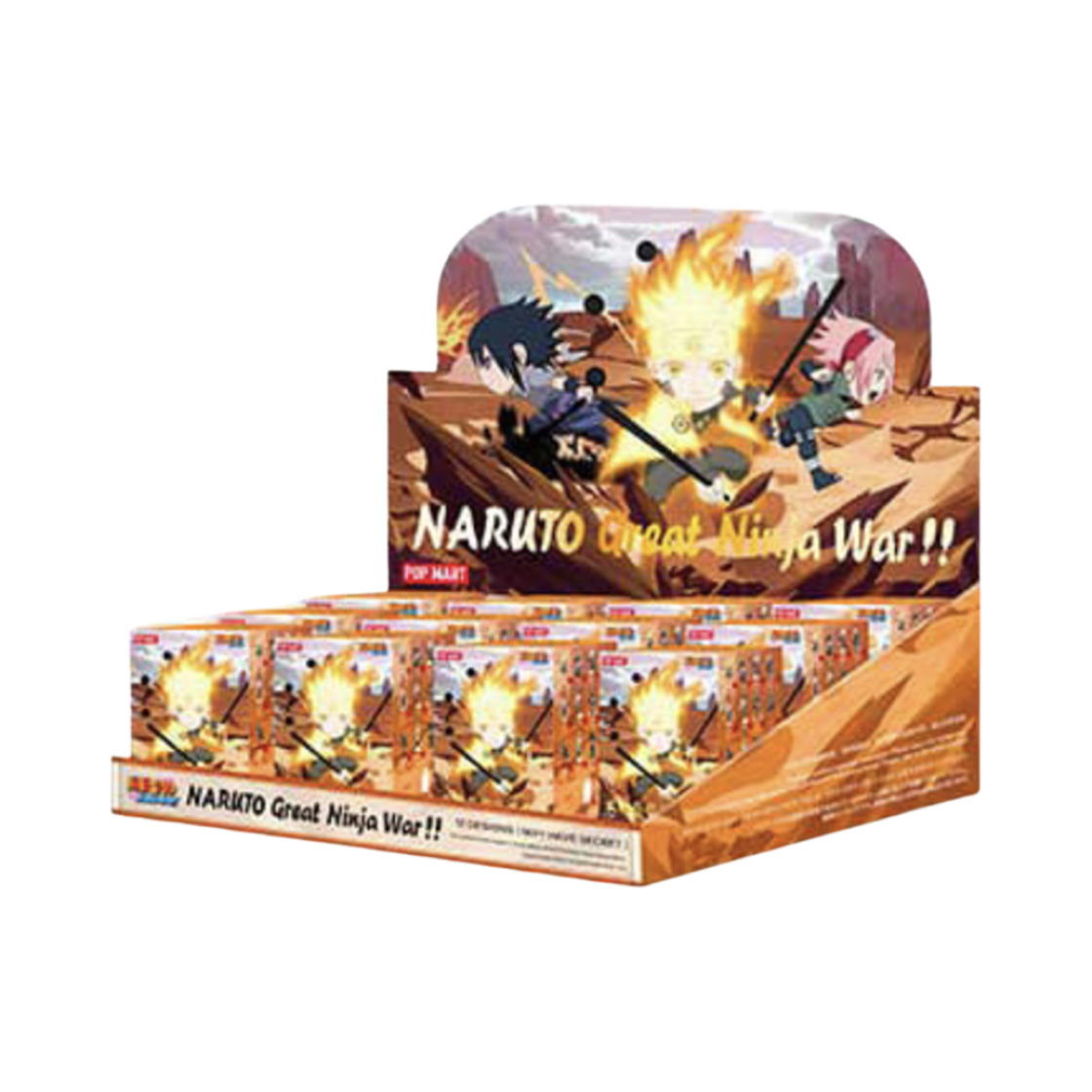 팝마트 나루토 닌자 대전 시리즈 미개봉 랜덤박스 (12개입)(Pop Mart Naruto Ninkai Taisen Series Sealed Case (12 Blind Boxes))