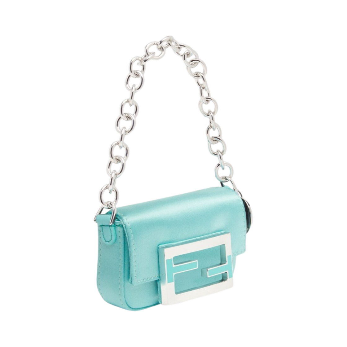 펜디 x 티파니 앤 코 실크 나노 바게트 참 라이트 블루(Fendi x Tiffany & Co. Silk Nano Baguette Charm Light Blue) - 2