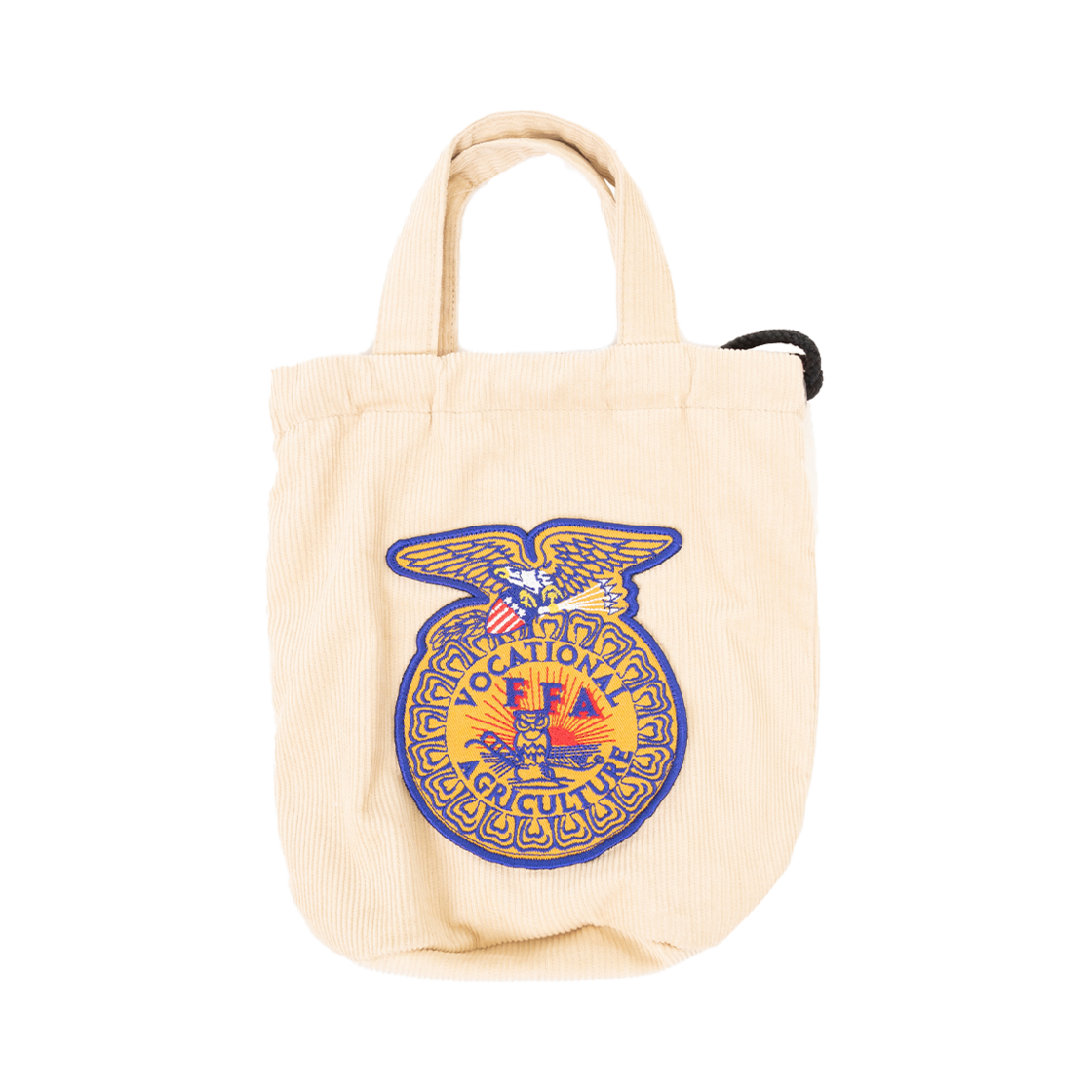 6877NT Houston Japan EMB Corduroy Effect Bag FFA Natural 6877NT