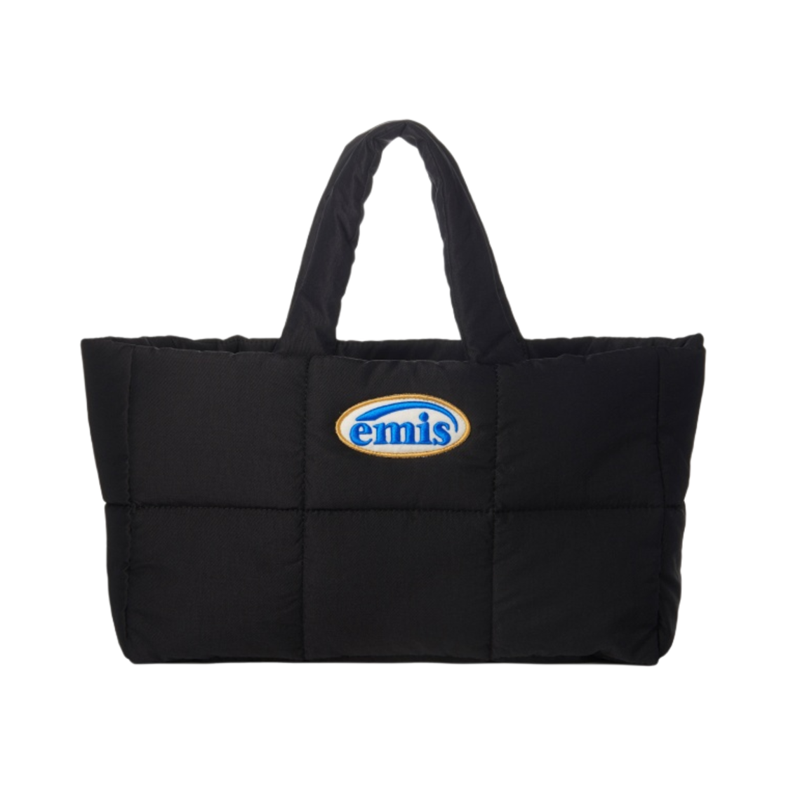 이미스 와펜 패디드 숄더백 블랙 | Emis | KREAM