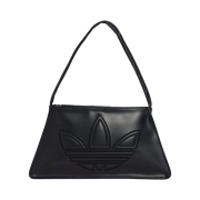 Adidas Originals Polyurethane Outline Trefoil Shoulder Bag Black
