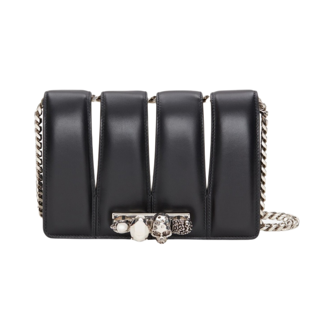 알렉산더 맥퀸 슬래쉬백 블랙 아이보리(Alexander McQueen Slash Bag Black Ivory) - 1