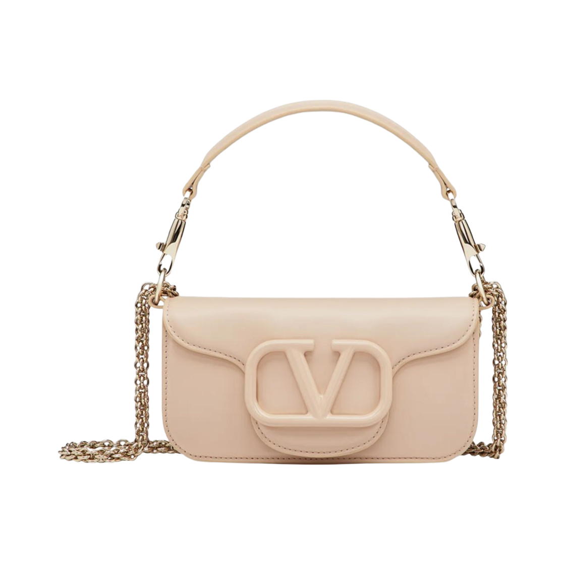 발렌티노 로코 카프스킨 숄더백 파우더(Valentino Loco Calfskin Shoulder Bag Powder) - 1