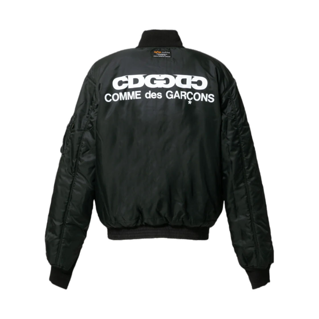 CDG x 알파 인더스트리 Wep 자켓 블랙(CDG x Alpha Industries Wep Jacket Black)