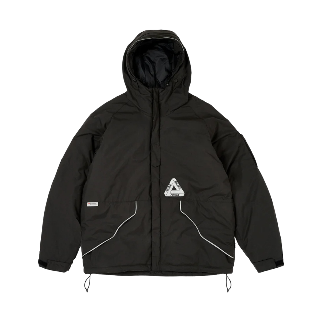 - Palace P-Tech Hooded Jacket Black - 23FW