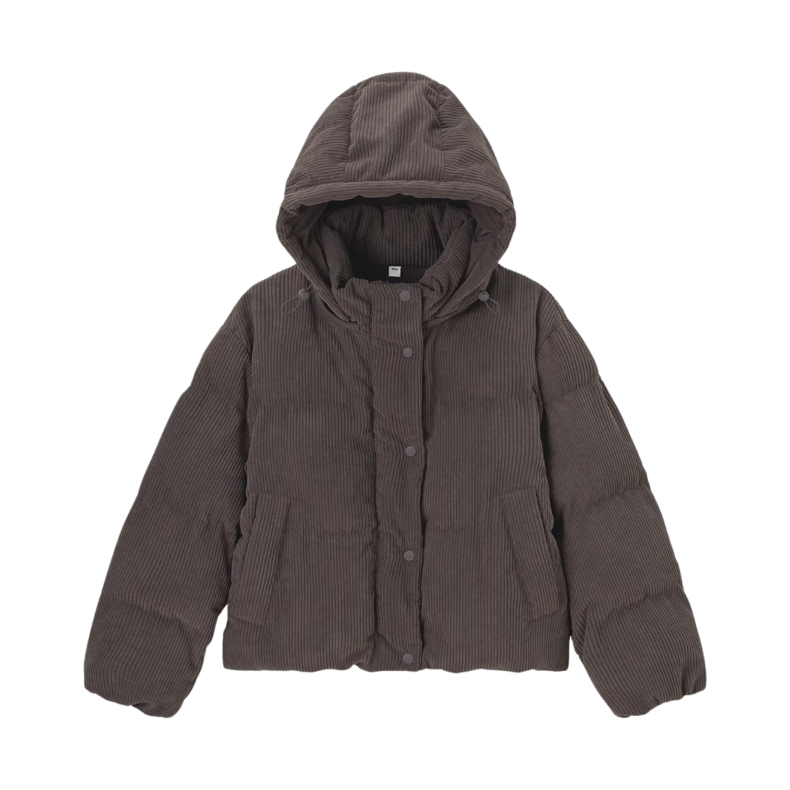 351655-38 (W) GU Heat Padded Corduroy Blouson Dark Brown - JP