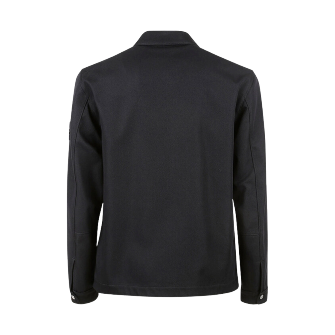 스톤 아일랜드 11103 코튼 나일론 드릴 오버셔츠 위드 지퍼 패스닝 블랙 - 24FW(Stone Island 11103 Cotton Nylon Drill Overshirt with Zip Fastening Black - 24FW) - 2