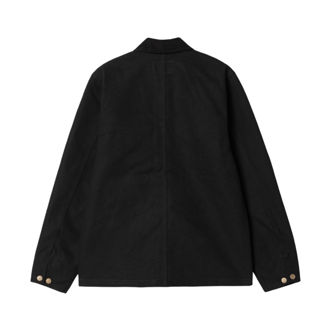 칼하트 WIP 디어본 캔버스 (언라인드) 미시건 초어 코트 블랙 - 서머(Carhartt WIP Dearborn Canvas (unlined) Michigan Chore Coat Black Black Rigid - Summer) - 2