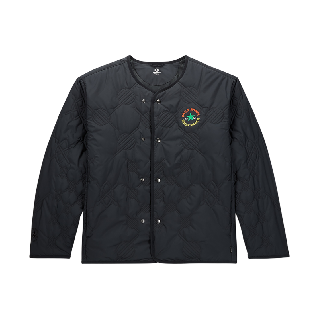 10027825-A01 Converse x Daily Paper Malden Liner Jacket Black