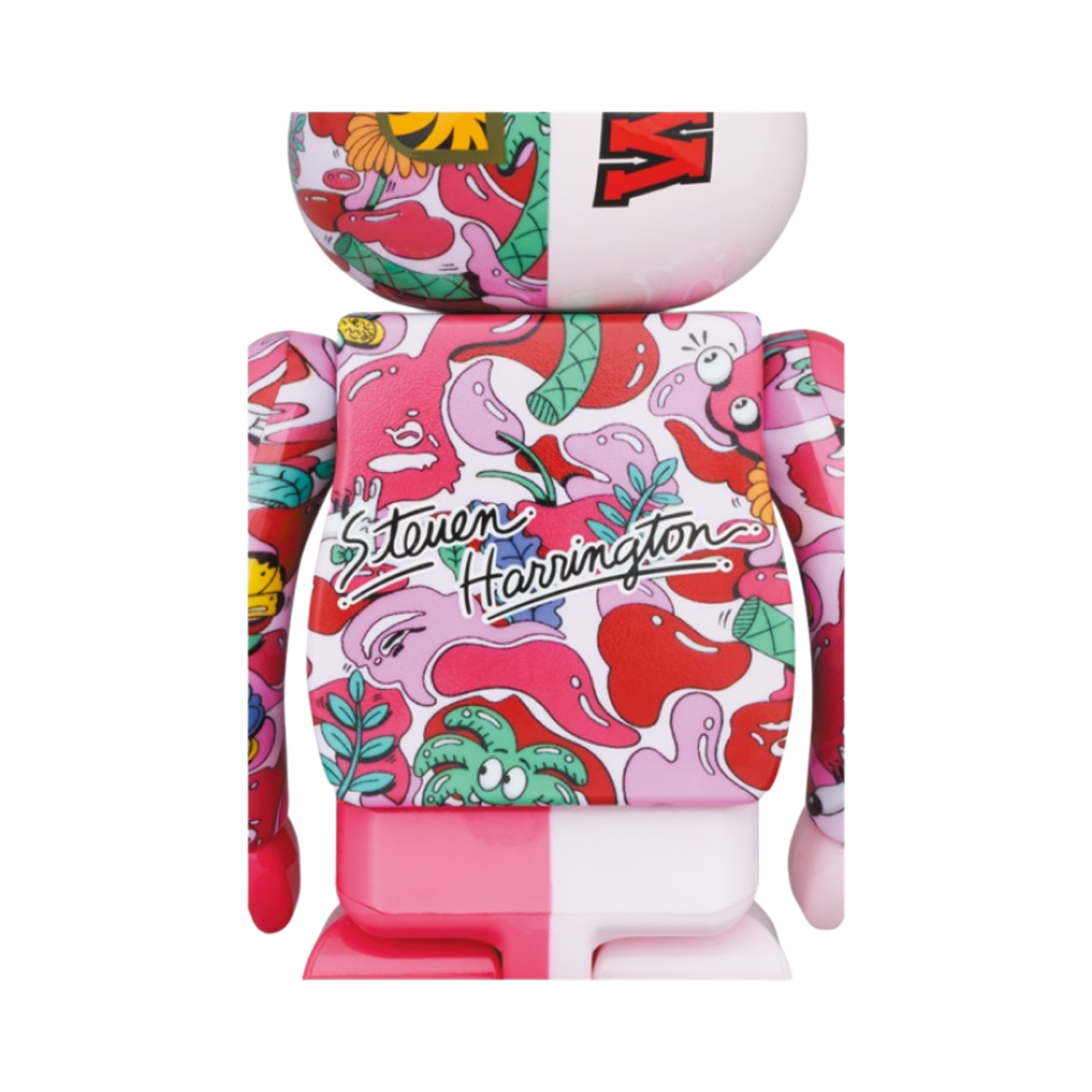 베어브릭 x 스티븐 해링턴 x 베이프 샤크 100％ & 400％ 세트 핑크 카모(Bearbrick x Steven Harrington x BAPE Shark 100％ & 400％ Set Pink Camo) - 4