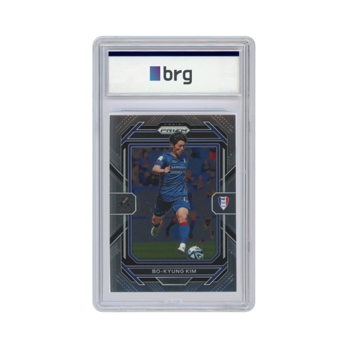 파니니 프리즘 K 리그 K 리그 1 #145 수원 삼성 블루윙즈 김보경 베이스 축구 카드 2023(Panini Prizm K League K League 1 #145 Suwon Samsung Bluewings Kim Bo Kyung Base Soccer Card 2023)