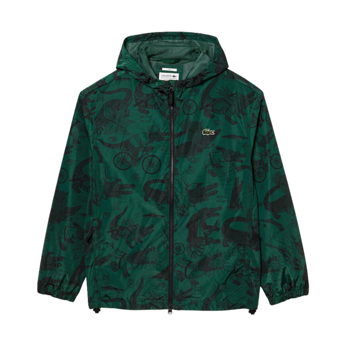 라코스테 x 넷플릭스 AOP 후드 블루종 멀티컬러(Lacoste X Netflix AOP Hoodie Blouson Multicolor)