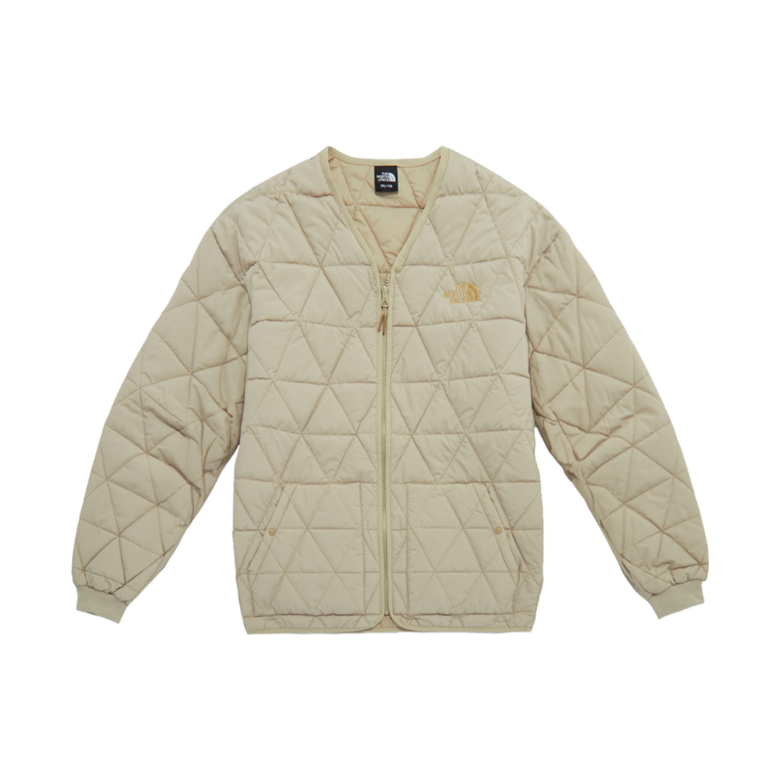 NJ3NQ56B The North Face Geodome V Cardigan Light Beige - 24FW