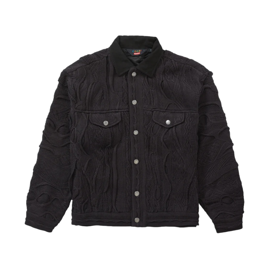 슈프림 x 쿠지 트러커 자켓 블랙 - 23SS