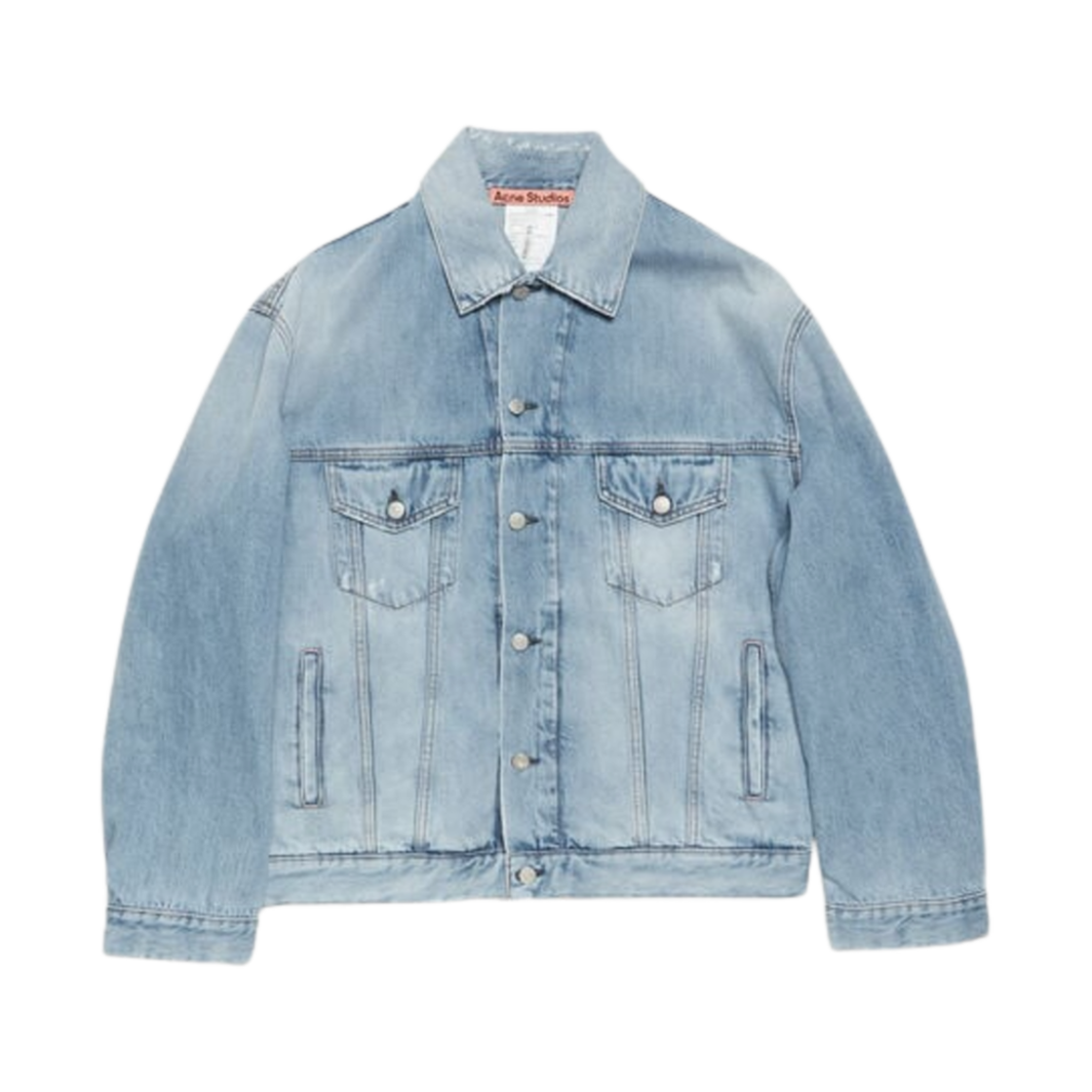 C90176-228 Acne Studios Relaxed Fit Denim Jacket Light Blue
