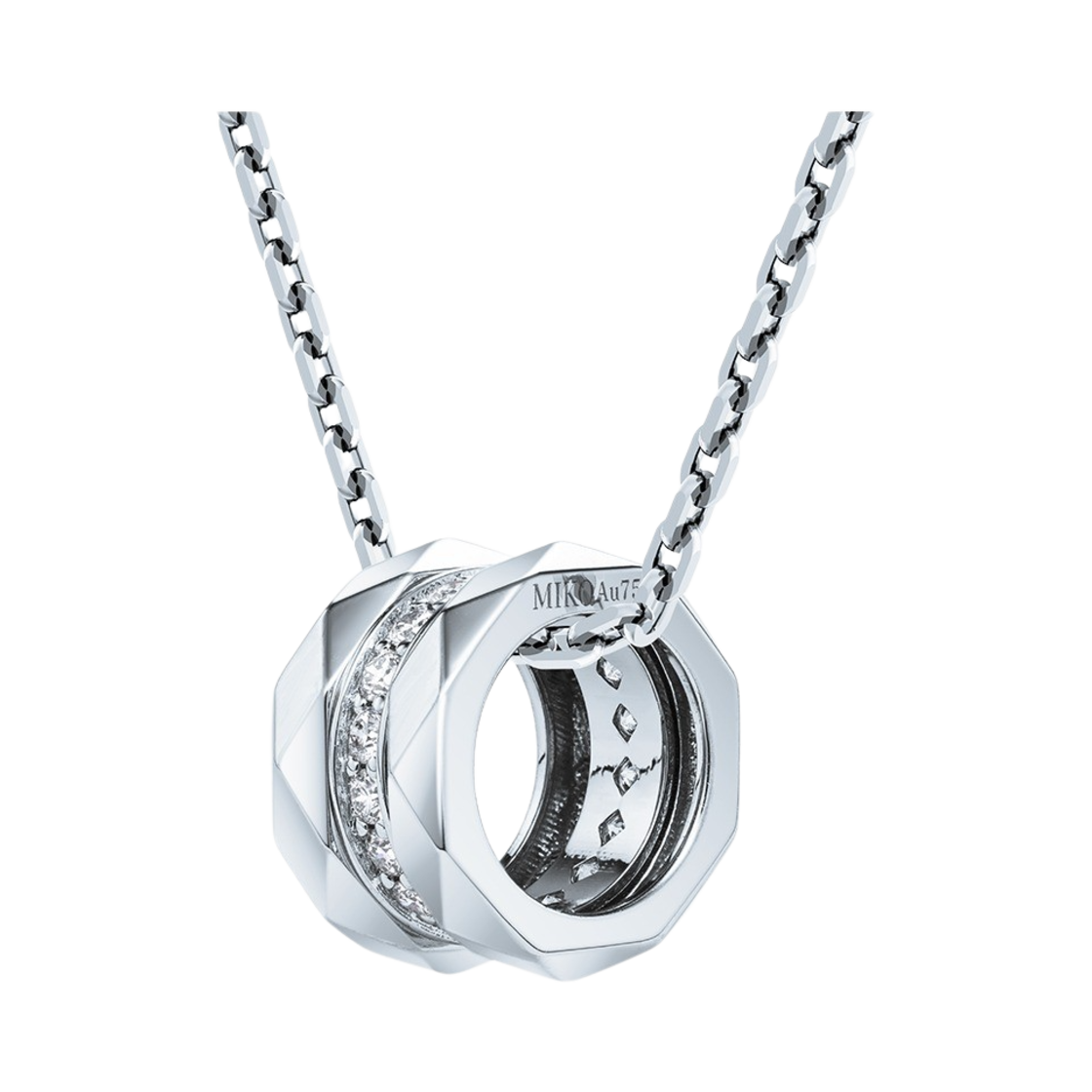 미꼬 앙상블 이터너티 팬던트 화이트 골드(Miko Ensemble Eternity Pendant White Gold)