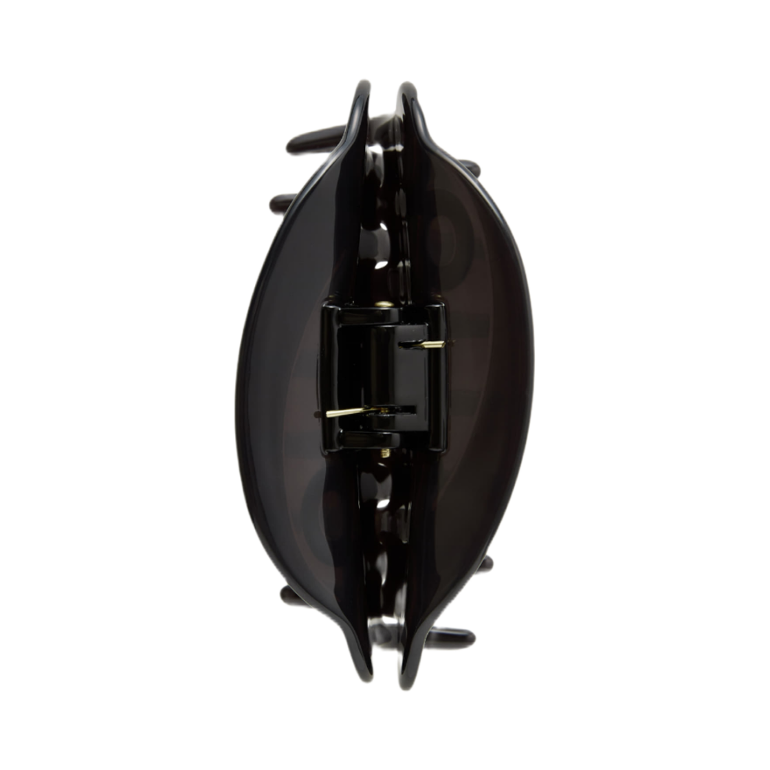 (W) 이미스 로고 헤어 클로 클립 블랙((W) Emis Logo Hair Claw Clip Black) - 3