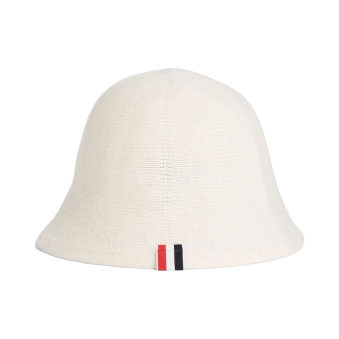 톰브라운 헤어리 실크 캐시미어 사선 버킷햇 화이트(Thom Browne Hairy Silk Cashmere 4-Bar Bucket Hat White) - 2