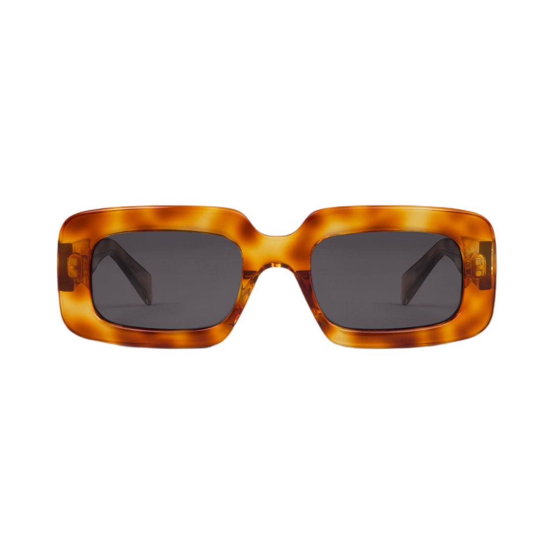 셀린느 트리옹프 스케이트 02 선글라스 아세테이트 블론드 스팟 하바나(Celine Triomphe Skate 02 Sunglasses in Acetate Blonde Spotted Havana) - 2
