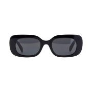 (W) Celine Bold 3 Dots Sunglasses in Black