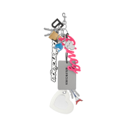 Balenciaga Turner Charm Keychain Multicolored