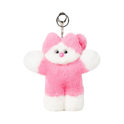 Lelbobrown Little Cat Keyring Strawberry Pongdang