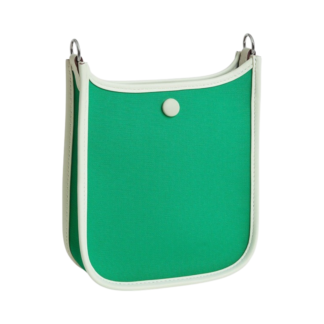 에르메스 네오 에블린 16 투톤 오피시에 스위프트 & 팔라듐 하드웨어 멍뜨 블루 아즈테크 베르 피즈(Hermes Neo Evelyne 16 Bag Two-Tone Officier Swift & Palladium Menthe Bleu Azteque Vert Fizz) - 3