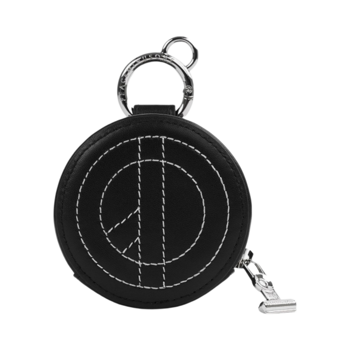 peaceminusone LEATHER POUCH #1 BLACK