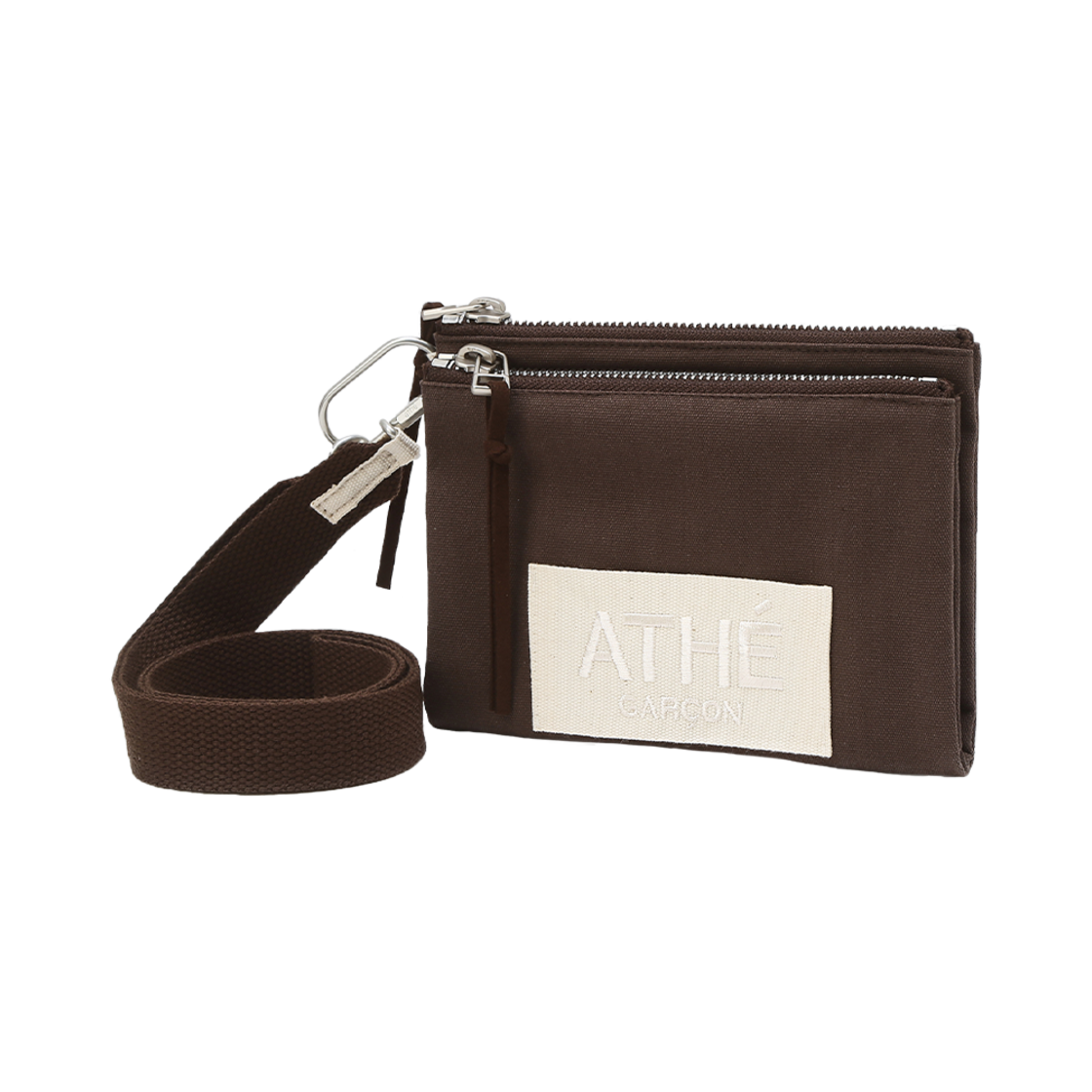 AAWA5EG03W2 Athe garcon Travle Double Pouch Brown