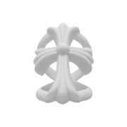 Chrome Hearts Silichrome Infinity CH Cross Ring White - 2022/2023