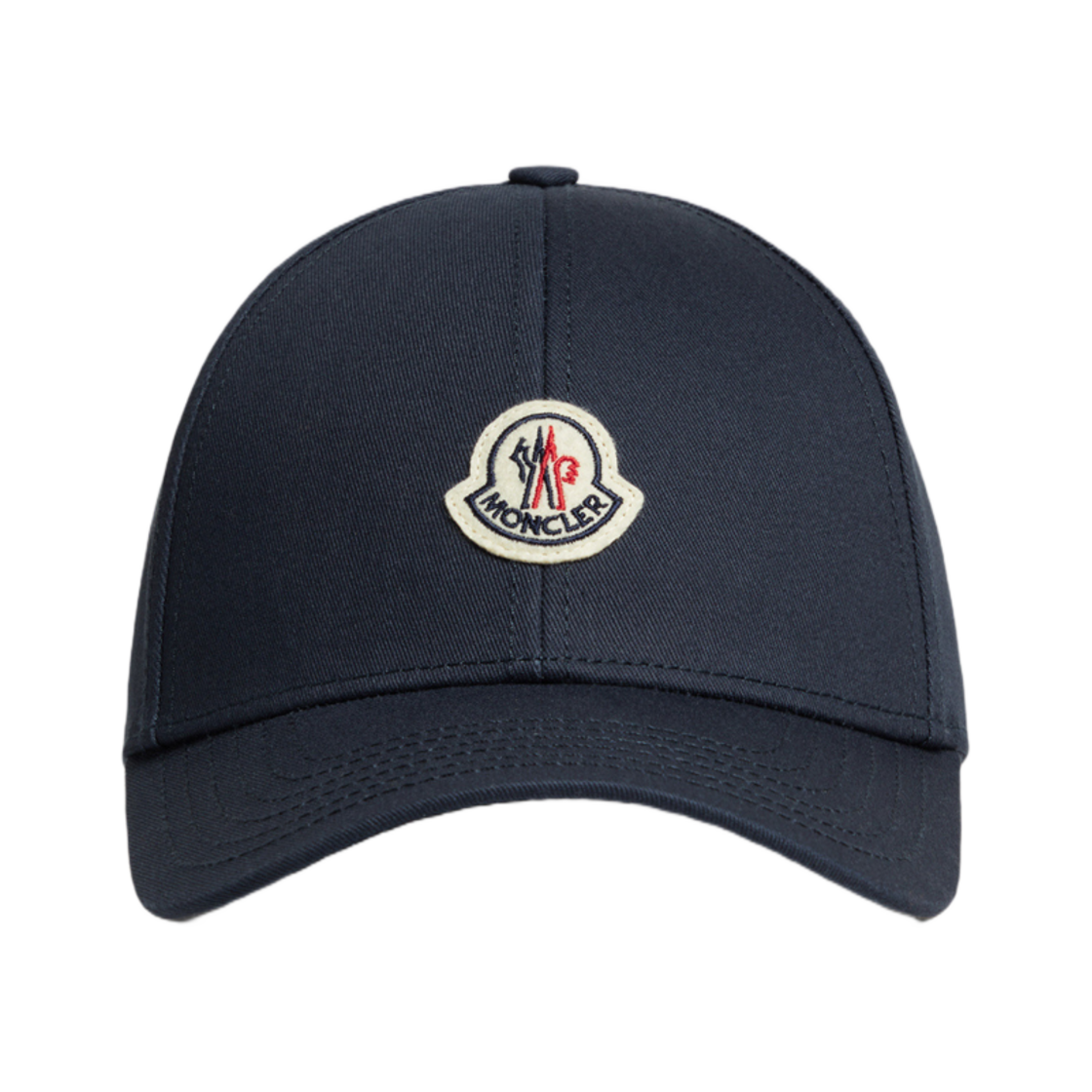 몽클레르 개버딘 베이스볼 캡 네이비 블루 - 25SS(Moncler Gabardine Baseball Cap Navy Blue - 25SS)