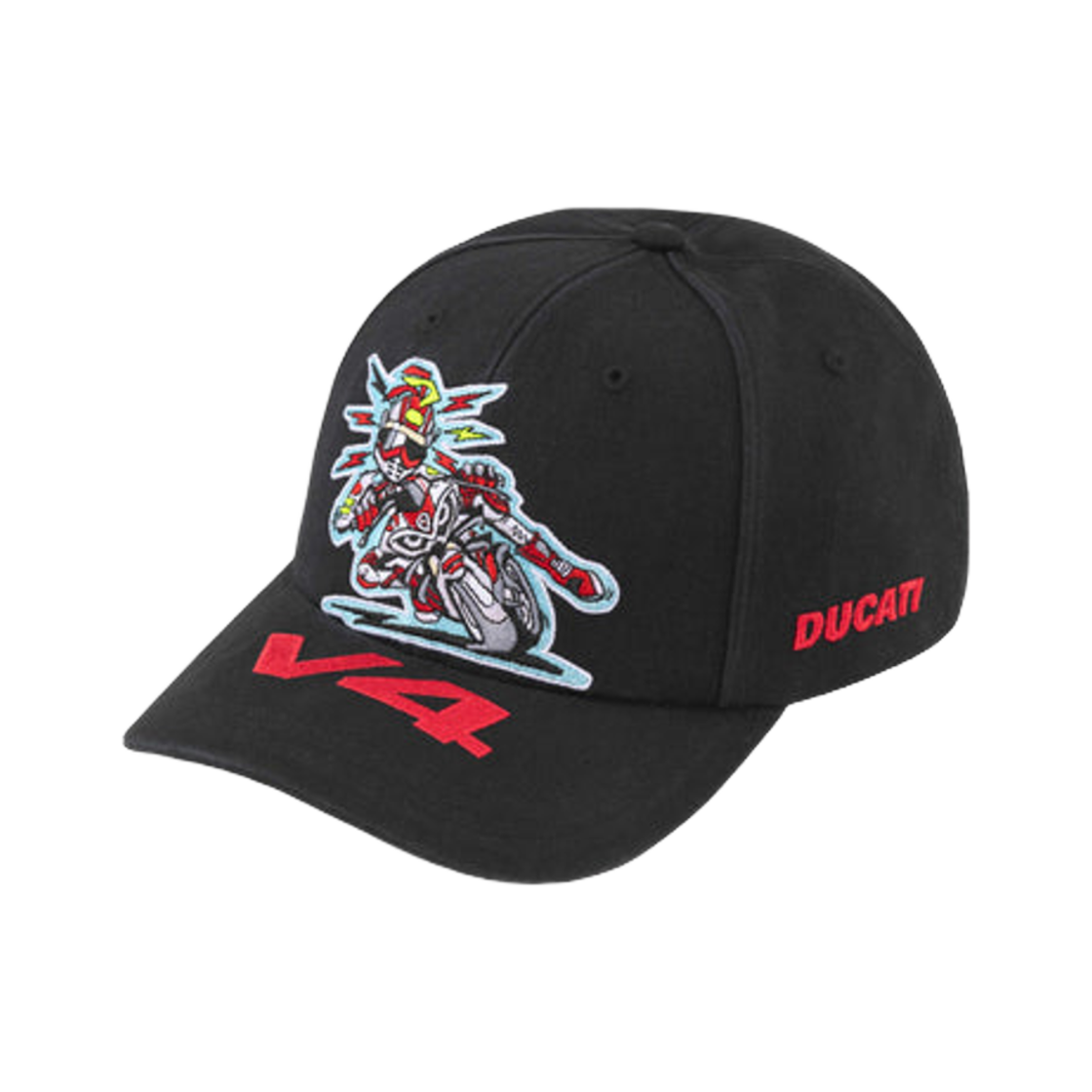 슈프림 x 두카티 6-패널 블랙 - 24SS