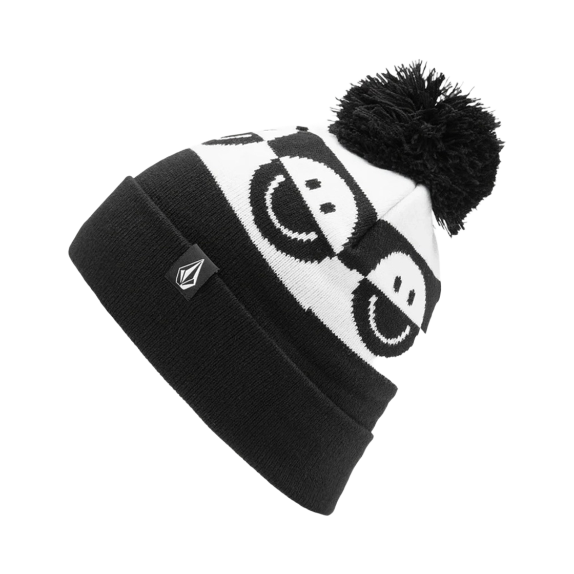 볼컴 키즈 CAMOBLAST 비니 블랙(Volcom Kids Camoblast Beanie Black)