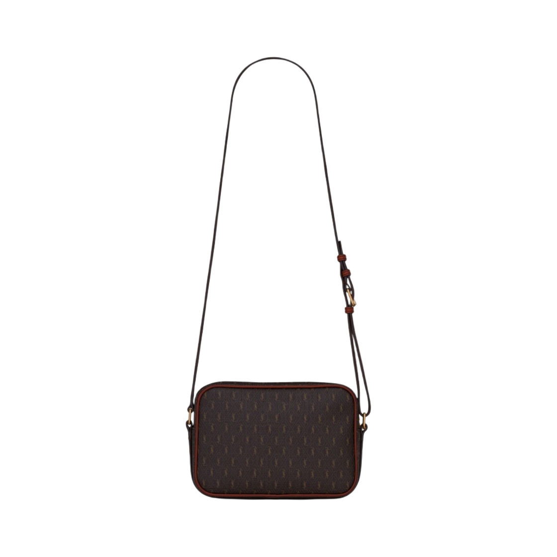 생로랑 모노그램 캔버스 앤 스무스 레더 르 모노그램 카메라백 체스트넛(Saint Laurent Le Monogramme Camera Bag in Monogram Canvas and Smooth Leather Chestnut) - 3